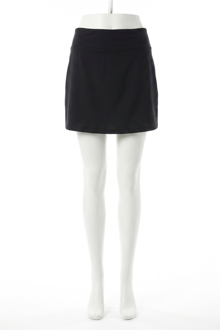 NEW TRIBAL relaxed fit inner short skort in black